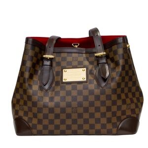 LOUIS VUITTON DAMIER EBENE CANVAS HAMPSTEAD MM SHOULDER BAG CA2037